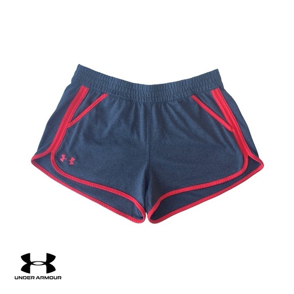 Under Armour Pants - UNDER  ARMOUR SHORTS WOMEN'S S ATHLETIC RUNNING GREY